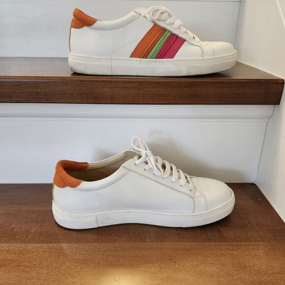 Ron White rainbow leather sneakers in size 38 - Picture 2 of 8